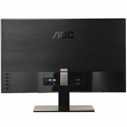 aoci2367fh bg 23英寸 led背光高清宽屏 液晶显示器 黑色 金色 液晶显示器产品图片2