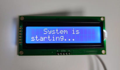 1U机箱RS232串行接口LCD1602液晶显示屏